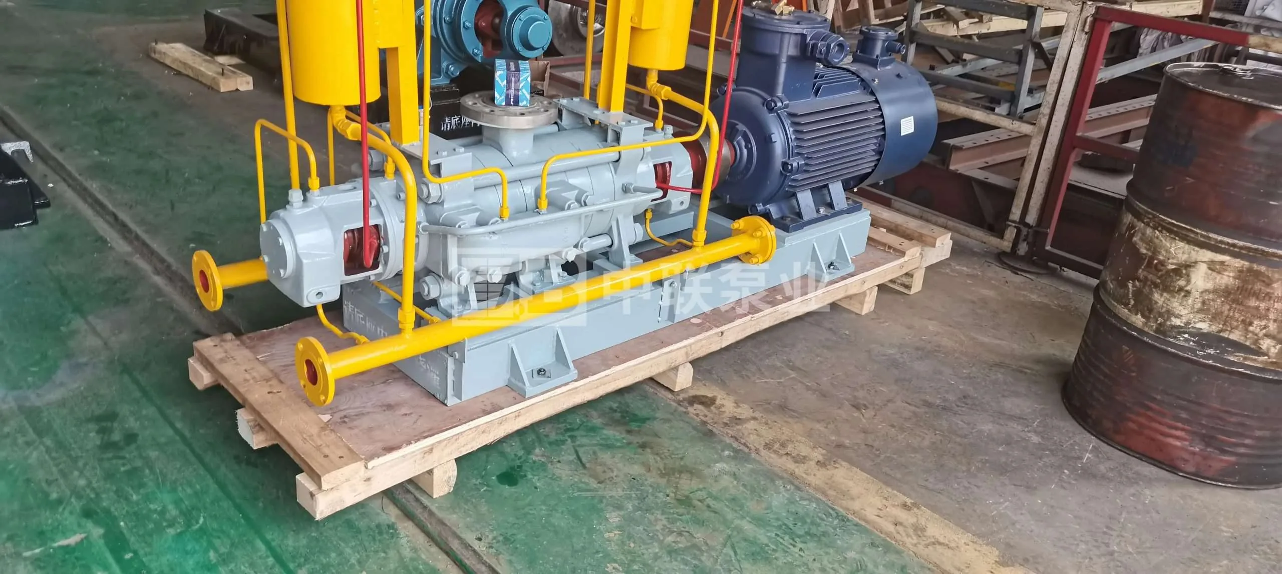 湖南某锅炉厂采购DG100-50×8P自平衡锅炉给水泵